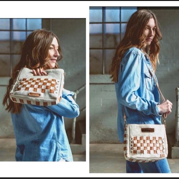 NWT Bed Stu Leather Keiki Crossbody Bag Handbag Nectar Lux Tan Rustic MSRP $235 - Picture 14 of 14